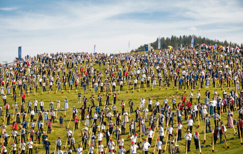 Alphorn Weltrekord Klewenalp